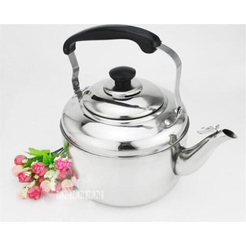 New Arrival Home High Quality 201 Stainless Steel Thickened Kettle Gas Capacity Whistle Gas Induction Cooker Gas Kettle 4L Hot