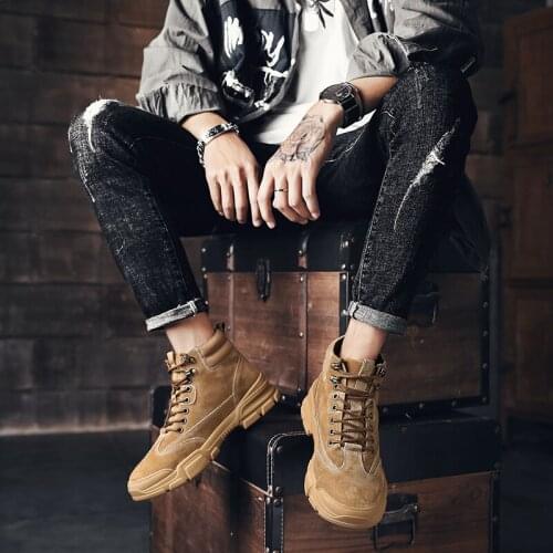 Casual Fashion Shoes Shoes Casual Men Boots Outdoor Footwear Sneaker Man Shoe Leather Mens Mens Sneakers For 2020 Causal