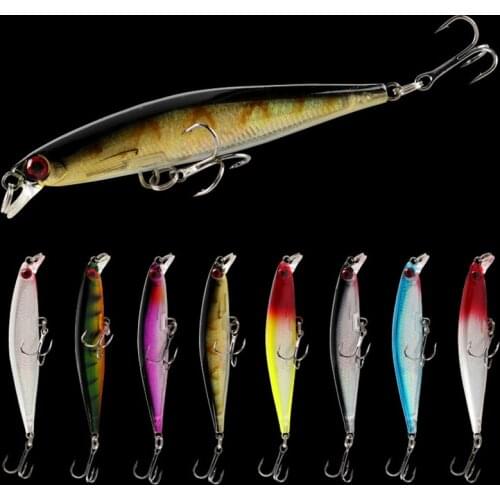 1pcs Mini Mirage Mino Fishing Lures Minnow Baits Kit Wobbler 8cm 5.2g yCrankbaits Fishing Tackle Durable Plastic Hard Bait
