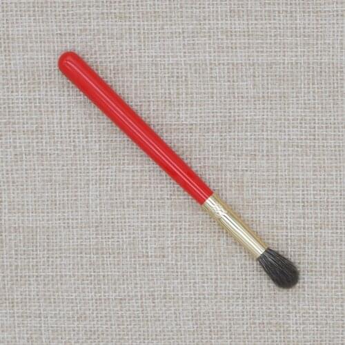 KS222 Professional Handmade Makeup Brushes Soft Blue Squirrel Goat Hair Eye Shadow Blending Brush Vermilion Handle Make Up Brush