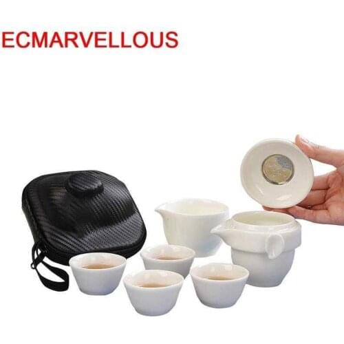 Chic Kung Fu Travel Chinese Teaset Kitchen Garden Afternoon Dekoration Tea Pot Home Decoration Accessories Teapot Teaware Set