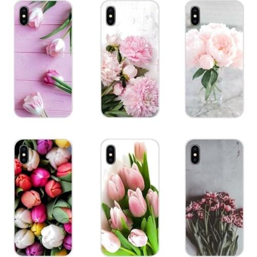 Tulip Peonies Peony For Samsung Galaxy S2 S3 S4 S5 Mini S6 S7 Edge S8 S9 S10E Lite Plus Accessories Phone Shell Covers