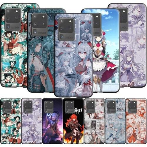 Genshin Impact Case for Samsung Galaxy A5 A6 A9 M11 M30S M21 M31 M31S S21 S21S S30 Plus Ultra M51 A02 A12 A32 A52 A72 F62 M62