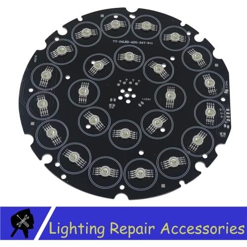 IP65 Waterproof Par Light 24x12w RGBWA UV 5in1/6in1 Led Board 24X10W RGBW 4IN1 Lamp Bead Aluminum Par 64 Stage Light Source