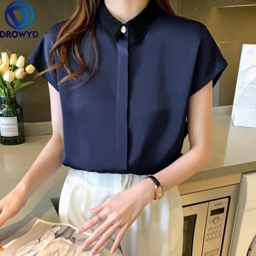 Summer Blouse Shirt Women Tops Short Sleeve Blouse Women 2021 New Chiffon Blouse Women Tops Clothes Shirts Blusas Camisas Mujer