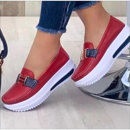 2021 Spring New Platform Comfortable Womens Sneakers Fashion Lace Up Casual Little White Shoes Women Increase Vulcanize Shoes