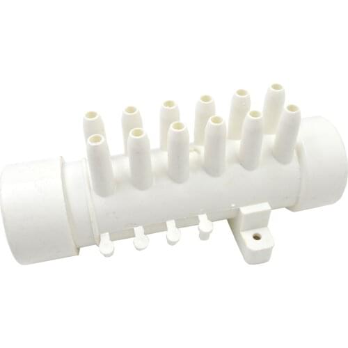1.5" PVC Manifold water distributor with 12 holes PVC air Manifold 11mm air distributor for bathtub hot tub spa