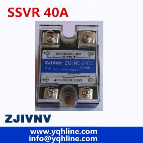 100% QUALITY max. 40A SSVR input 470-560Kohms output 0-380VAC solid state voltage regulator