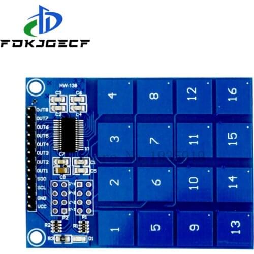 16 Channel TTP229 Digital Capacitive Switch Touch Sensor Module