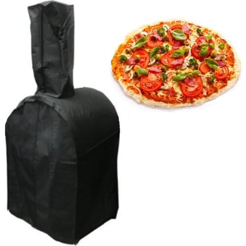 3 Size Polyester Waterproof Pizza Oven Cover Outdoor Garden Grill Oven Cover Raincover Dustproof Camping Protection Covers 4