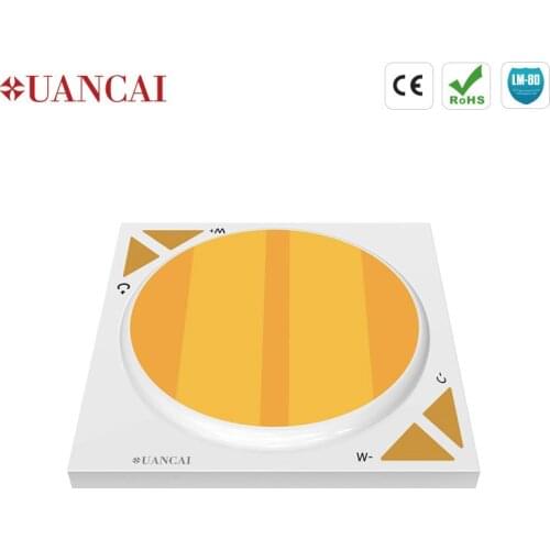 Two color cob light source 1616-11mm 12W 2700-6500k ra90 Cob chip of two color temperature spotlight