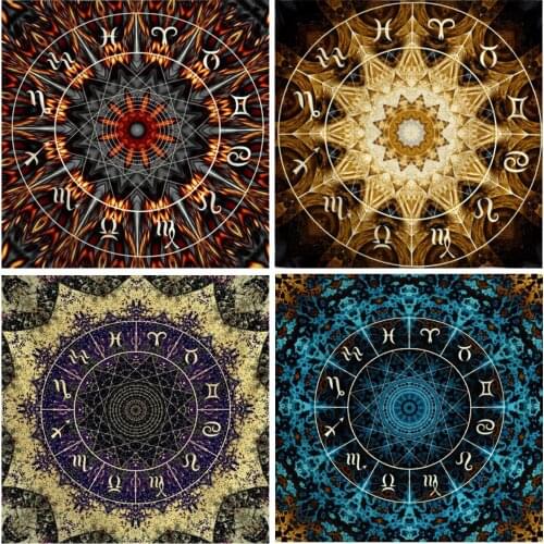 5D DIY Diamond Painting Abstract Mandala Full Drill Diamond Embroidery Mosaic Kit Home Decoration for Bead Art Wall Gift