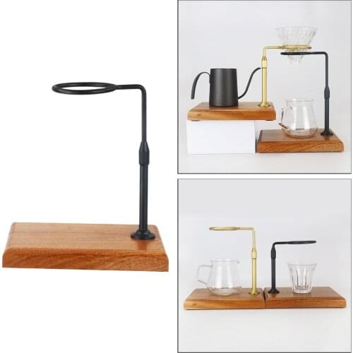 Aluminum Alloy Pour Over Coffee Dripper Stand Reusable Slow Brewing Accessories for Home, Cafe, Restaurants Paper Cone Filters