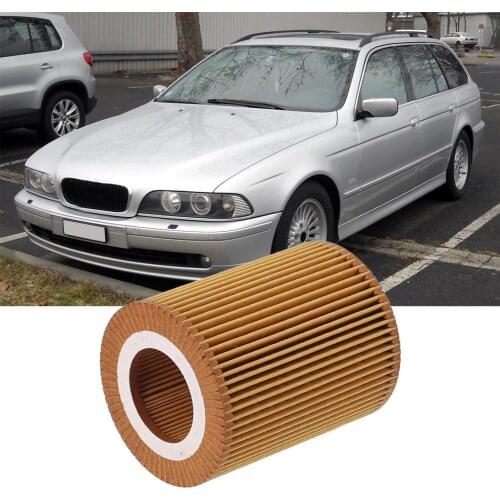 Car Oil Filter Modified Parts Yellow Engine Oil Filter Kit 11421427908 11427512300 for BMW E39/528I/530I/X1/Z4 Car Accessories