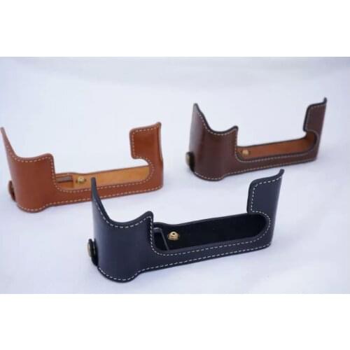 Classical New Arrival Half Body Set Cover for Fujifilm Fuji XT -10 XT10 PU Leather Camera Bag Case