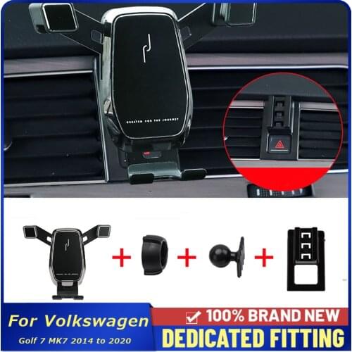 For Volkswagen Golf 7 MK7 2014 to 2020 Car Mobile Phone Bracket Air Vent Mount Support Phone Holder