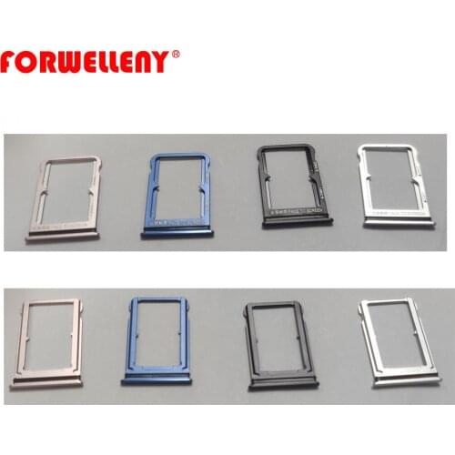 For xiaomi xiomi mi8 mi 8 Sim Card Holder Slot Tray Replacement Adapters black blue silver
