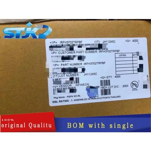 IC IRFH3702TRPBF QFN DC2021+ Interface - serializer, solution series New original Not only sales and recycling chip 1PCS