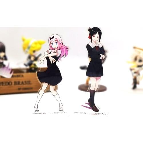 Kaguya sama Love is War Kokurasetai Tensaitachi no Renai Zunousen Shinomiya Chika acrylic stand figure model plate holder anime