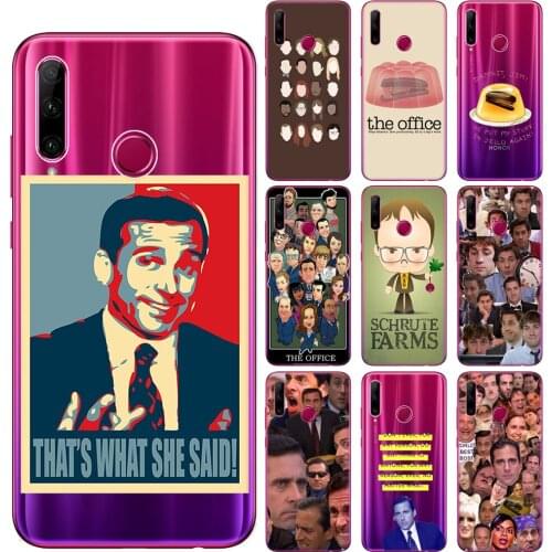 Michael Scott office Soft TPU Case For Coque Huawei Mate 20 30 Lite Pro Honor 9 10 20 Lite Pro 10i 20i 8X 9X Silicon Cover