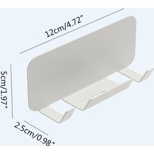 M17D Wall Mounted Adhesive Mobile Phone Charging Holder Hanging Stand Multifunctional Charger Bracket Hanger Rack Shelf Hook