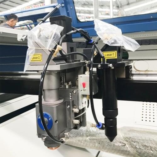 RECI 90W/150W Two Heads Laser Cutting Machine DSP Auto Focus Metal Laser Engraver Cutter CO2 Laser With USB Port