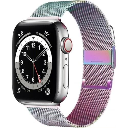 Magnetic Loop For Apple watch Strap 38mm 42mm iWatch 6 5 4 3 se Metal smartwatch Watchband bracelet Apple watch band 40mm 44mm