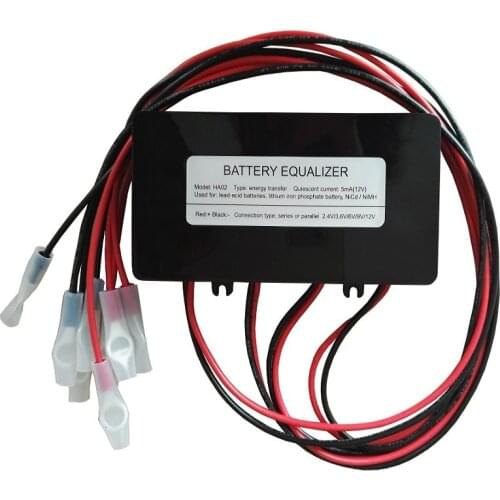 HA02 battery equalizer voltage equalizer balancer for 4 X 6V 4 X 12V lead acid battery 4 X 3.7V Lithium battery system