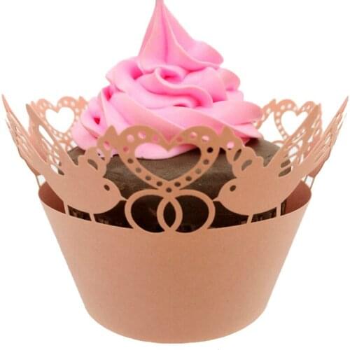 Wedding Decorations 100 Pcs Cupcake Liner Baking Cup Cupcake Paper Muffin Cases Cake Box Cup Tray Cake Mold Decorating Tools 8Z