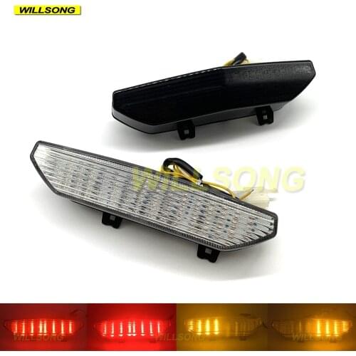LED Rear Tail Brake Light Turn Signal Integrated Lamp For KAWASAKI NINJA ZX6R ZX10R ZX636 CONCOURS 14 GTR1400 Motorcycle