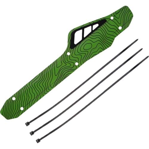 Bicycle Frame Chain Chainstay Plastic Protector Guard Pad MTB Road Bike Chain Protection Guard Cover With 3 Mount Strap