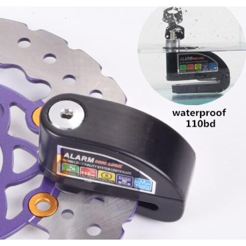 Bicycle Motorcycle Waterproof Security Lock Motorcycle Disc Brake Alarm Lock Bicycle Lock