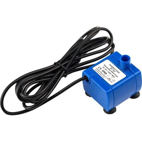 Water Pump LED Light Pet Cat Water Fountain Motor Replacement Pet Accessories For Cat Flowers Drinking Bowl Water Dispenser