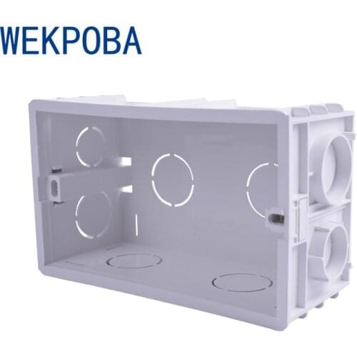WEKPOBA for 146mm*86mm Size Standard Wall Switch and Socket Super Quality Thicken Deepen 56mm Depth Internal Mounting Box
