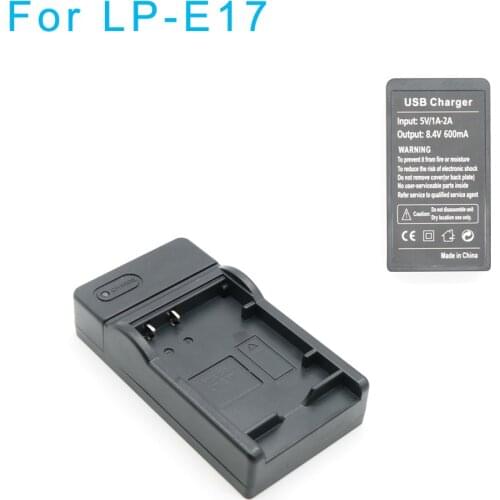 Digital USB Camera Battery Charger For Canon LP-17 EOS M3 EOS 750D EOS 760D Top