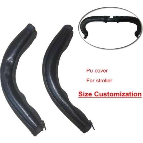 Baby Stroller Armrest Pu Protective Case Cover Accessories YoYaplus Babysing Handle Wheelchairs Strollers Customization Size