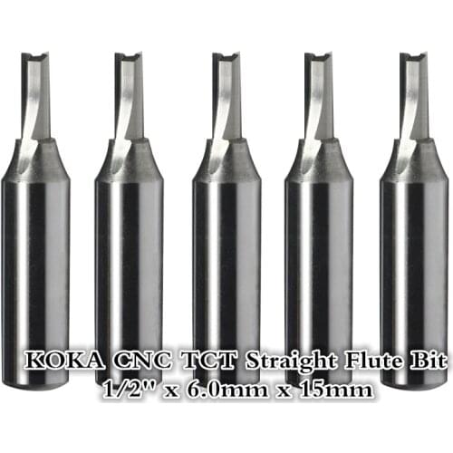 1/2''*6.0mm*15mm,Freeshipping,CNC Straight End Mill.woodworking insert router bit,solid carbide TCT end milling cutter,MDF,PVC