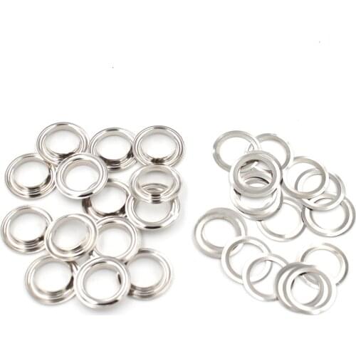 50 sets Eyelets Inner diameter1 8mm eyelets Metal hole Metal rope hole Button MoldsButton tools Snaps Hollow rivets