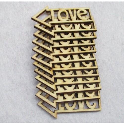 50pcs/set wholesale high quality pendant die cutting Angle wooden Christmas decorations Wedding decoration 43mm*22mm 1152