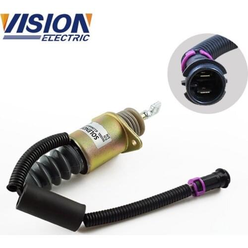 Diesel generator accessories 612600180681 24V oil cut off parking solenoid valve flameout solenoid valve