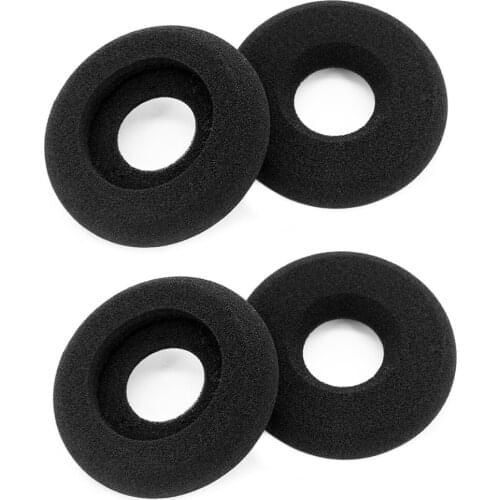 4PCS =2 Pairs Black TOP QUALITY headset Accessories Ear Cushions Ear Cushion Doughnut for most call center headsets headphones