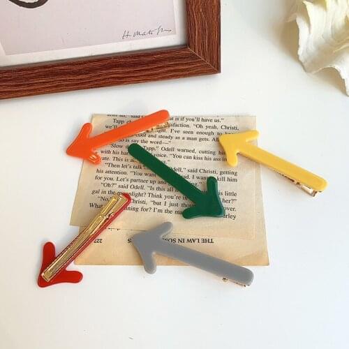 Aphrodite Solid Color Arrowhead Hairpins Hair Clip Women Girls Styling Tools Hairdressing Barrettes Headwear Hair Accessories