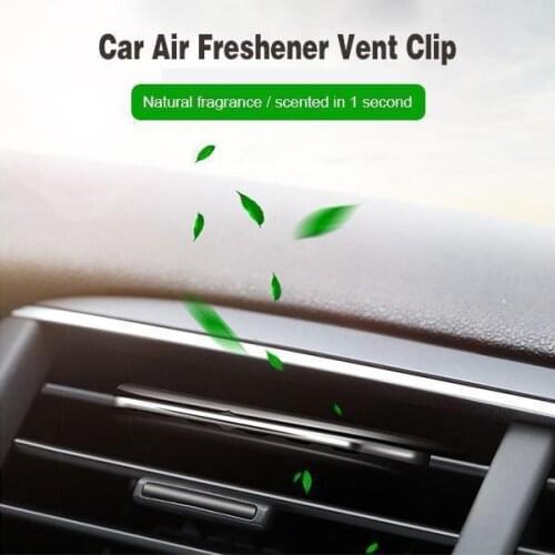 Car Air Vent Solid Perfume with Refill Sticks Car Styling Perfume Flavoring Auto Interior Accessorie Air Freshener custom