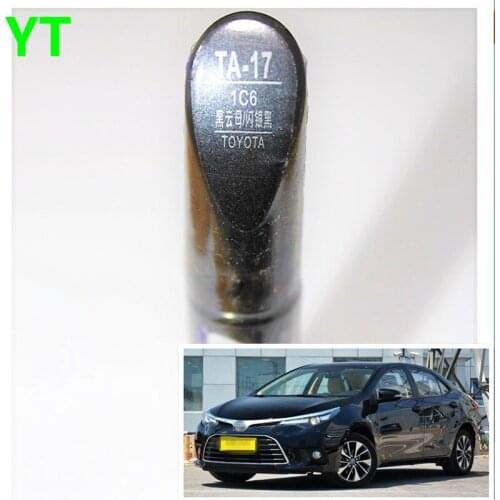 Car scratch repair pen, auto paint pen black color for Toyota Vios Corolla Reiz vois highlander Crown RAV4 Camry Yaris