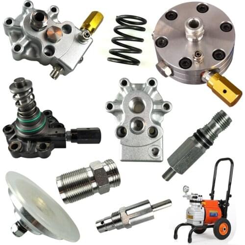 Airless High Pressure Spraying Machine Fittings Diaphragm Spraying Machine Latex Paint Spraying Machine Top Cover Aluminum Block