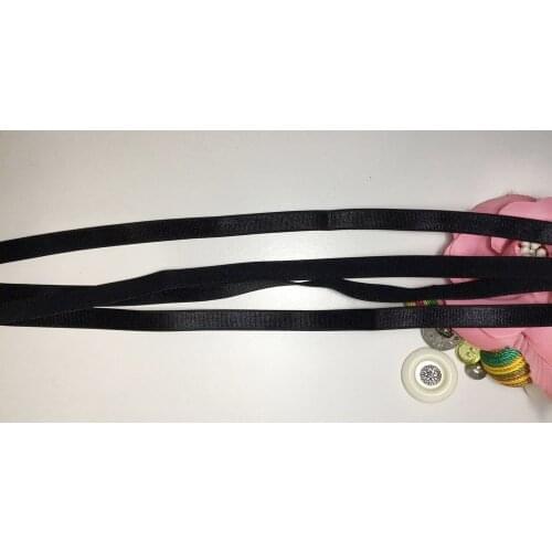 20meters 1cm Width Black/Off White/White Color Plush Back Exquisite Quality Elastic Bra Tape Underwear Accessories Shoulder Tape