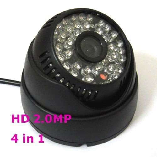 HD 1080p AHD TVI CVI CVBS 4in1 1080p 2mp UTC Security CCTV Camera Indoor dome D/N 48Leds