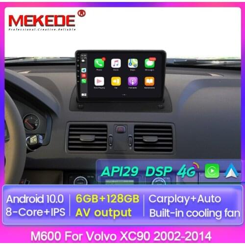 MEKEDE 4G LTE DSP Android 10 octa core For Volvo XC90 2004-2014 car radio video player 6GB 128GB navigation gps carplay