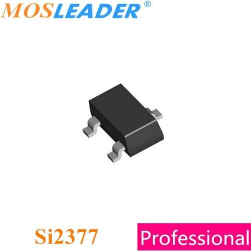 Mosleader Si2377 SOT23 3000PCS Si2377EDS Si2377EDS-T1-GE3 P-Channel 3A 4.4A 20V Made in China High quality