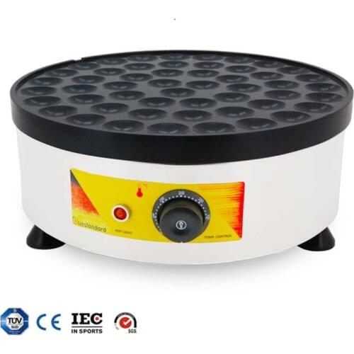 New 52 holes commerical dutch poffertjes mini pancake waffle maker machine CE